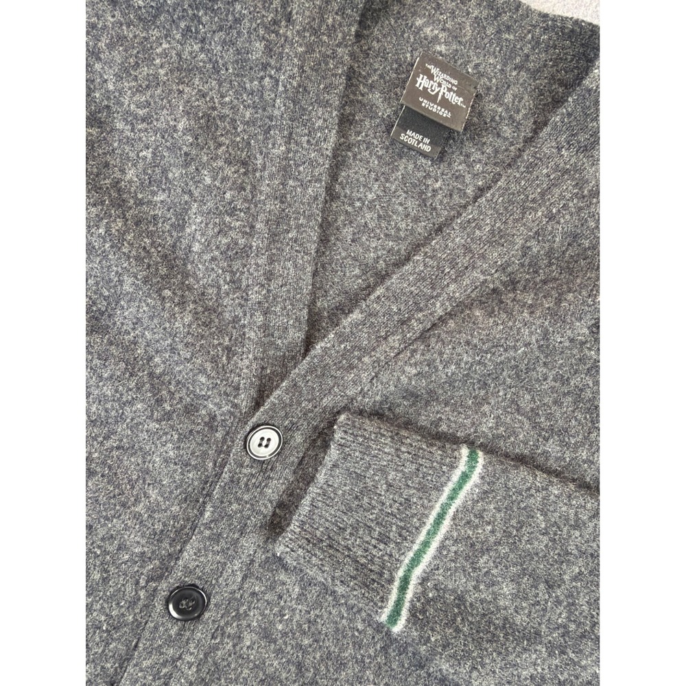 Harry Potter Slytherin Cardigan Youth S Lambswool‎ Scotland Universal Studios